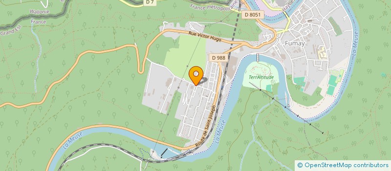 localisation de l'entreprise MONSIEUR THIERRY ROBIN  FUMAY