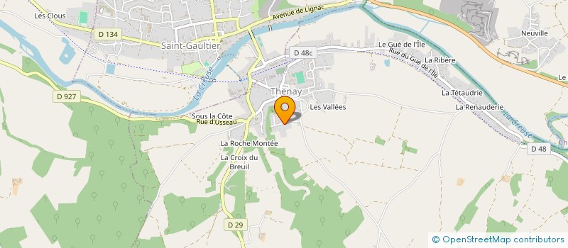 localisation de l'entreprise MONSIEUR THIERRY ROBIN à THENAY