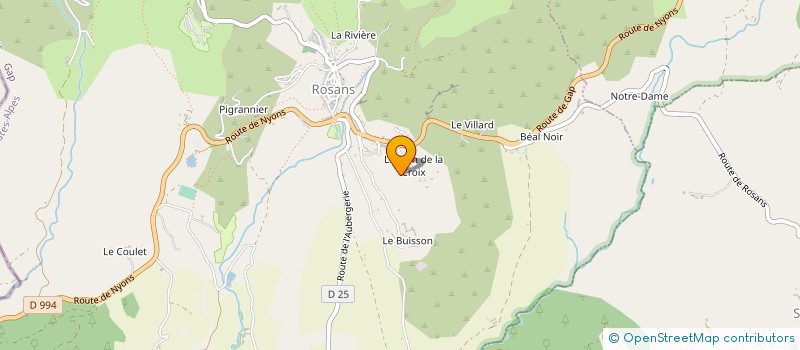 localisation de l'entreprise MONSIEUR THIERRY ROBINET à ROSANS