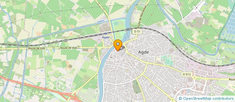 localisation de l'entreprise MONSIEUR THIERRY ROBLES  AGDE