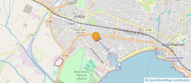 localisation de l'entreprise MONSIEUR THIERRY ROCHE à FREJUS