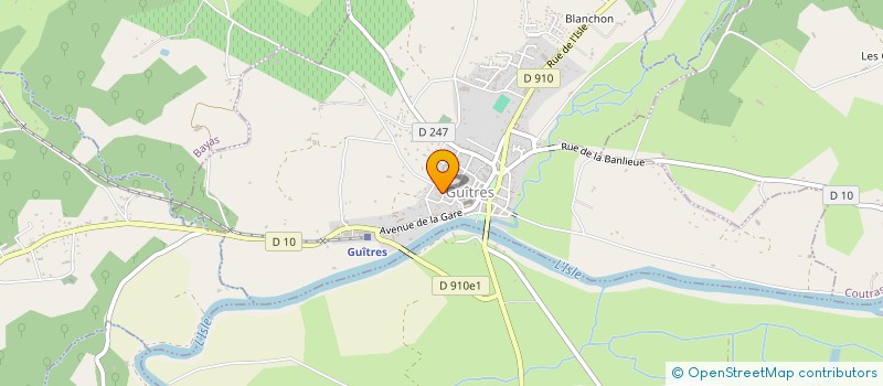 localisation de l'entreprise MONSIEUR THIERRY ROCHEL  GUITRES