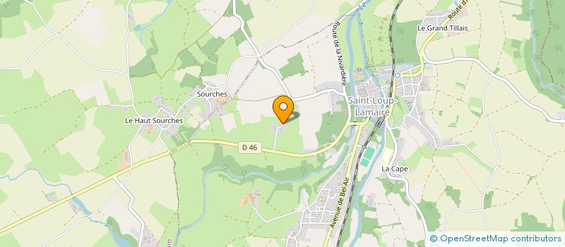 localisation de l'entreprise MONSIEUR THIERRY ROCHER  SAINT-LOUP-LAMAIRE