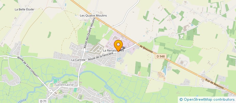 localisation de l'entreprise MONSIEUR THIERRY ROCHEREAU à SALLERTAINE
