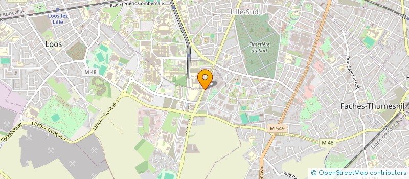 localisation de l'entreprise MONSIEUR THIERRY ROELENS  LOOS