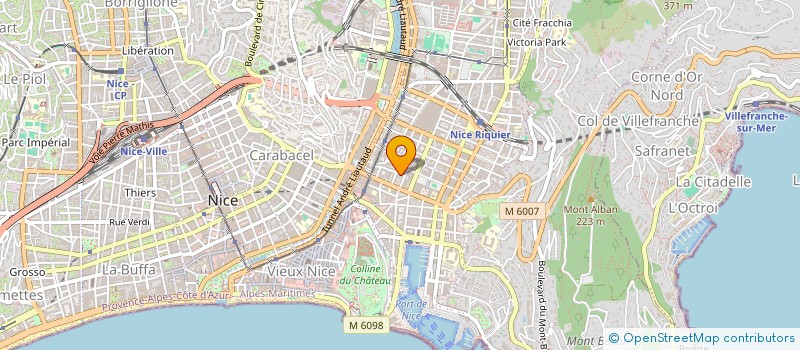 localisation de l'entreprise MONSIEUR THIERRY ROELLINGER à NICE