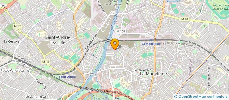 localisation de l'entreprise MONSIEUR THIERRY ROELS à LA MADELEINE