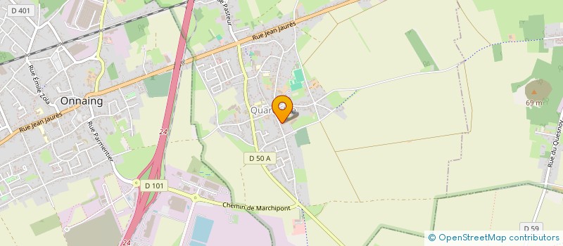 localisation de l'entreprise MONSIEUR THIERRY ROGER  QUAROUBLE