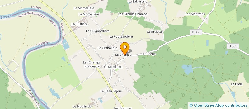 localisation de l'entreprise MONSIEUR THIERRY ROGER DANIEL GRALL à PREUILLY-SUR-CLAISE
