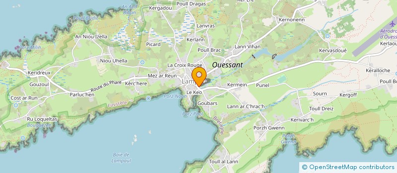localisation de l'entreprise MONSIEUR THIERRY ROLLAND à OUESSANT