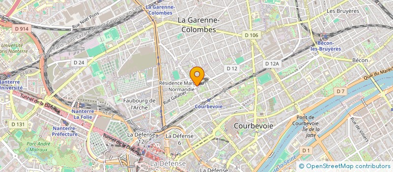 localisation de l'entreprise MONSIEUR THIERRY ROLLET à COURBEVOIE