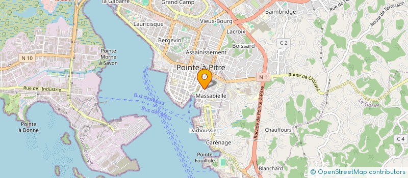 localisation de l'entreprise MONSIEUR THIERRY ROLLIN  POINTE-A-PITRE