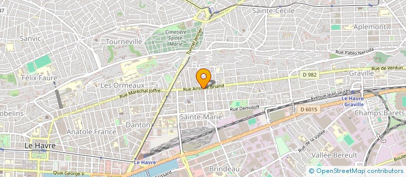 localisation de l'entreprise MONSIEUR THIERRY ROMAIN  LE HAVRE