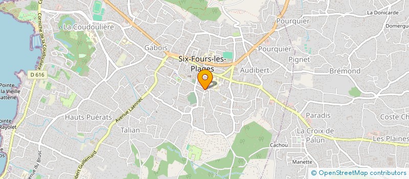 localisation de l'entreprise MONSIEUR THIERRY ROMANOS à SIX-FOURS-LES-PLAGES