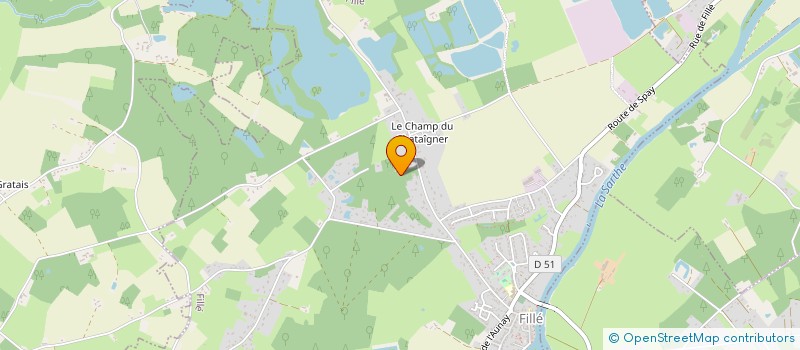 localisation de l'entreprise MONSIEUR THIERRY RONDEAU  FILLE