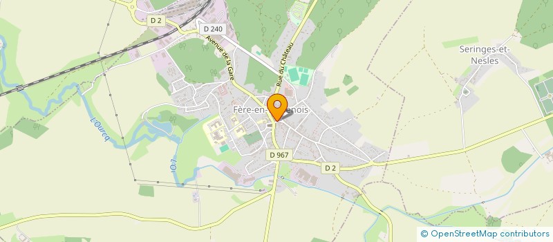 localisation de l'entreprise MONSIEUR THIERRY RONTET à FERE-EN-TARDENOIS