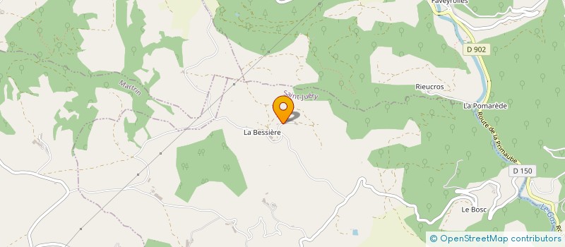 localisation de l'entreprise MONSIEUR THIERRY ROQUES  SAINT-JUERY