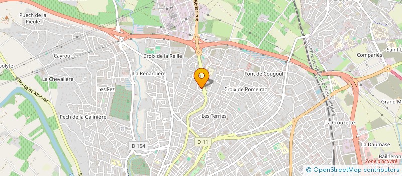 localisation de l'entreprise MONSIEUR THIERRY ROSA à BEZIERS