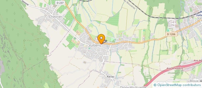 localisation de l'entreprise MONSIEUR THIERRY ROSSET  VULBENS