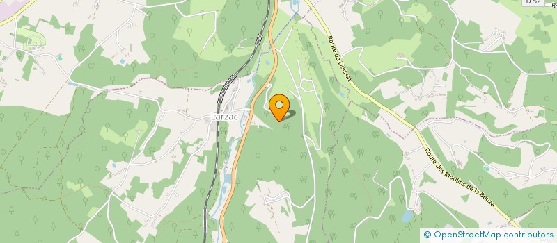 localisation de l'entreprise MONSIEUR THIERRY ROSSETTO  LARZAC