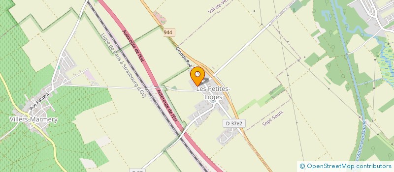 localisation de l'entreprise MONSIEUR THIERRY ROTHIER  LES PETITES-LOGES