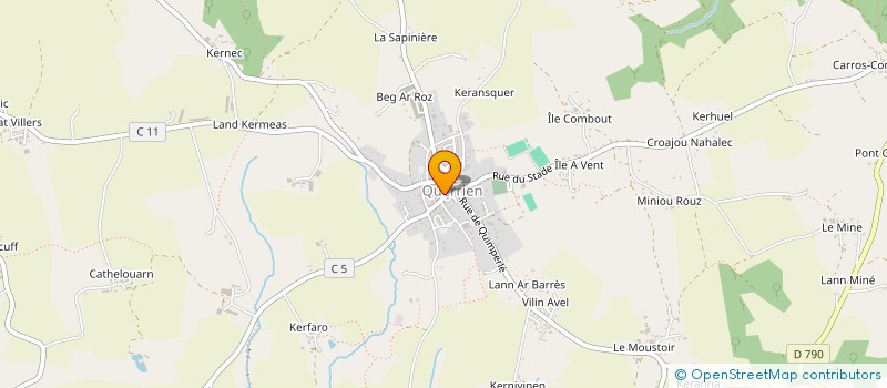 localisation de l'entreprise MONSIEUR THIERRY ROUDAUT  QUERRIEN