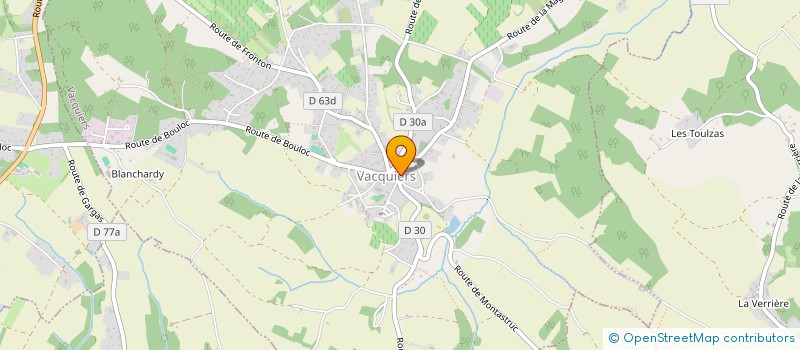 localisation de l'entreprise MONSIEUR THIERRY ROUMAGNAC à VACQUIERS