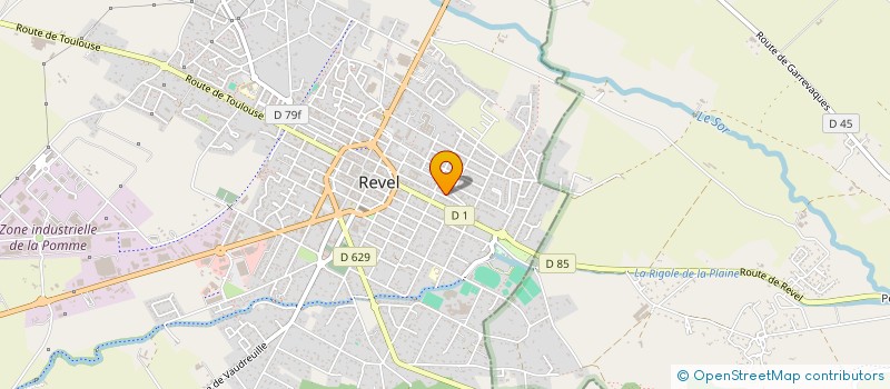 localisation de l'entreprise MONSIEUR THIERRY ROUQUAYROL  REVEL