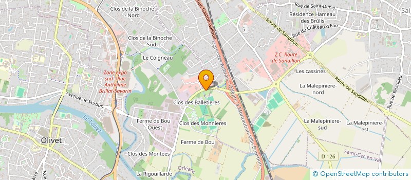 localisation de l'entreprise MONSIEUR THIERRY ROUSSEAU à ORLEANS