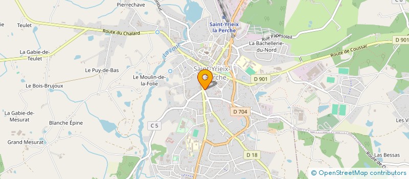 localisation de l'entreprise MONSIEUR THIERRY ROUSSEAU à SAINT-YRIEIX-LA-PERCHE