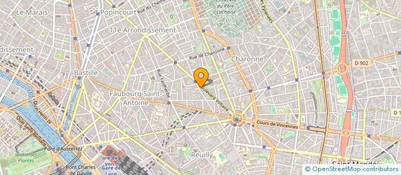 localisation de l'entreprise MONSIEUR THIERRY ROUSSEAU-AYMARD  PARIS