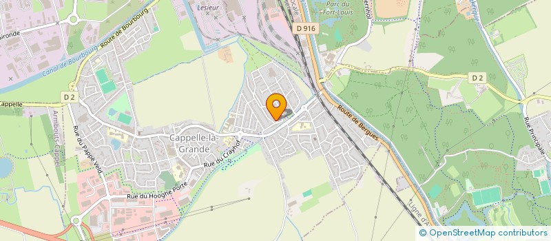 localisation de l'entreprise MONSIEUR THIERRY ROUSSEAUX  CAPPELLE-LA-GRANDE