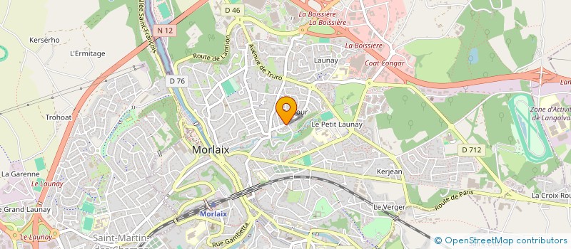 localisation de l'entreprise MONSIEUR THIERRY ROUSSEL à MORLAIX