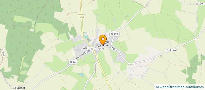 localisation de l'entreprise MONSIEUR THIERRY ROUSSEL à ALLIGNY-COSNE