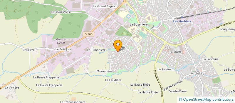 localisation de l'entreprise MONSIEUR THIERRY ROUSSEL à LES HERBIERS
