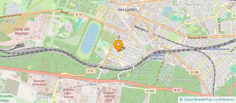 localisation de l'entreprise MONSIEUR THIERRY ROUSSEL à VERSAILLES