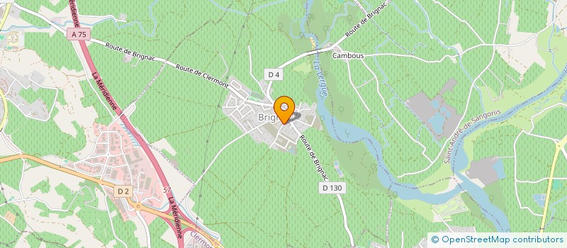 localisation de l'entreprise MONSIEUR THIERRY ROUSSELET  BRIGNAC