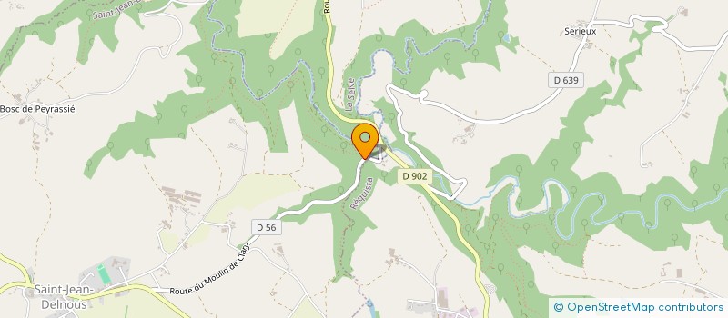 localisation de l'entreprise MONSIEUR THIERRY ROUTHE  LA SELVE