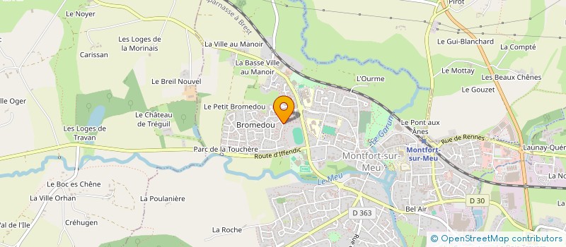 localisation de l'entreprise MONSIEUR THIERRY ROUVRAIS  MONTFORT-SUR-MEU