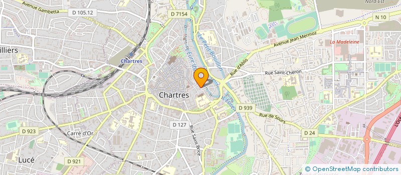 localisation de l'entreprise MONSIEUR THIERRY ROUX à CHARTRES