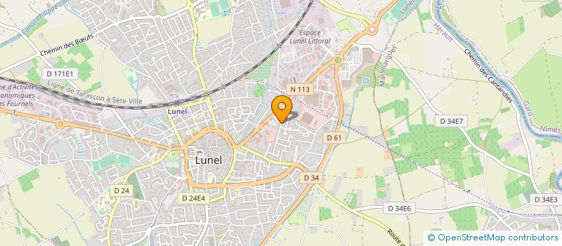 localisation de l'entreprise MONSIEUR THIERRY ROUX à LUNEL