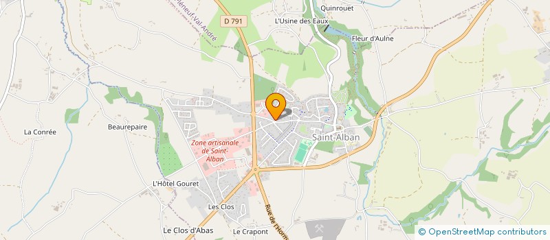localisation de l'entreprise MONSIEUR THIERRY ROUXEL à SAINT-ALBAN