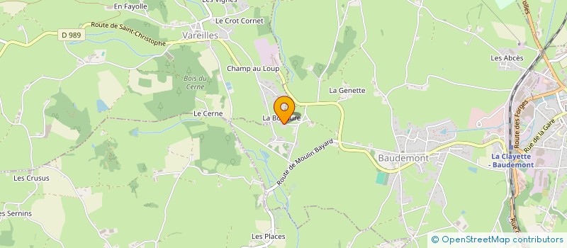 localisation de l'entreprise MONSIEUR THIERRY ROY à BAUDEMONT