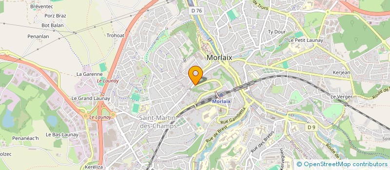 localisation de l'entreprise MONSIEUR THIERRY ROY à MORLAIX