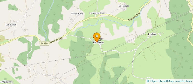 localisation de l'entreprise MONSIEUR THIERRY ROY à SAUGUES