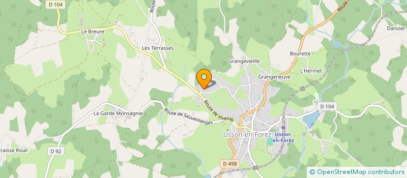 localisation de l'entreprise MONSIEUR THIERRY ROYET  USSON-EN-FOREZ