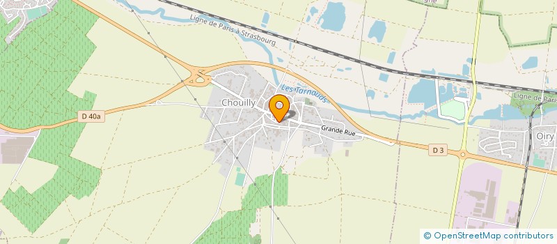 localisation de l'entreprise MONSIEUR THIERRY ROYET  CHOUILLY