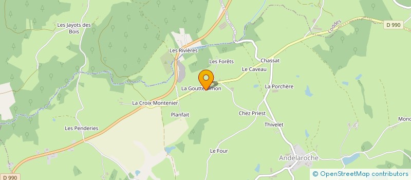 localisation de l'entreprise MONSIEUR THIERRY ROZAN à ANDELAROCHE
