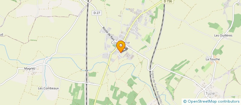 localisation de l'entreprise MONSIEUR THIERRY ROZZONELLI  COURCOME