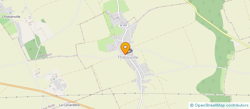 localisation de l'entreprise MONSIEUR THIERRY RUEL  THIBOUVILLE